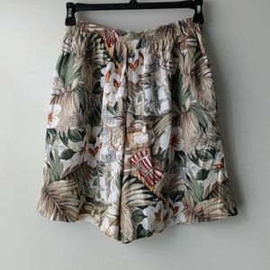Women's Alfred Dunner Tropical High-Waisted  Shorts